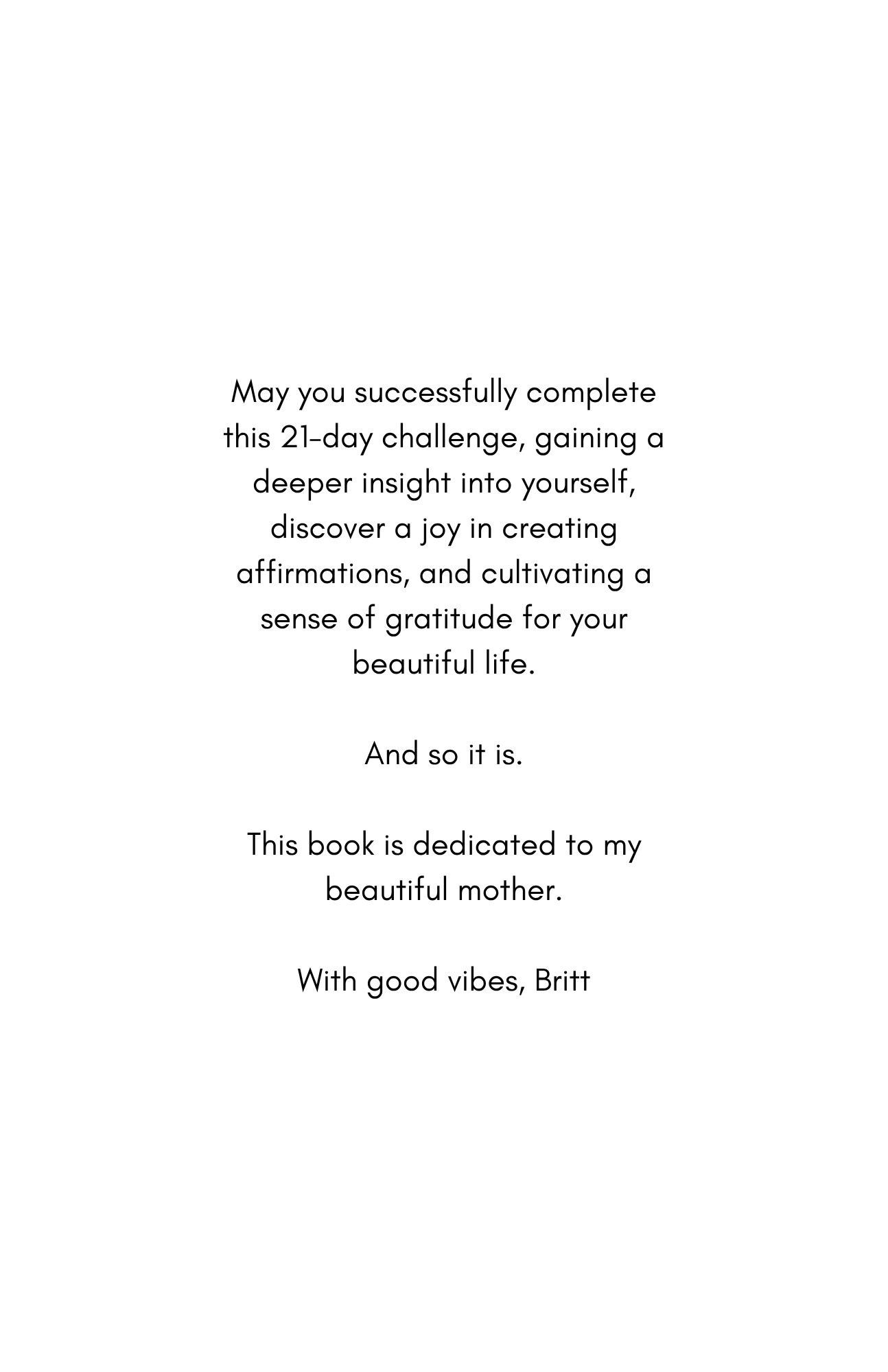 PDF Version 21 Day Affirmation Vibe Check Challenge