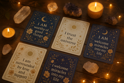 oracle readings with affirmation cards