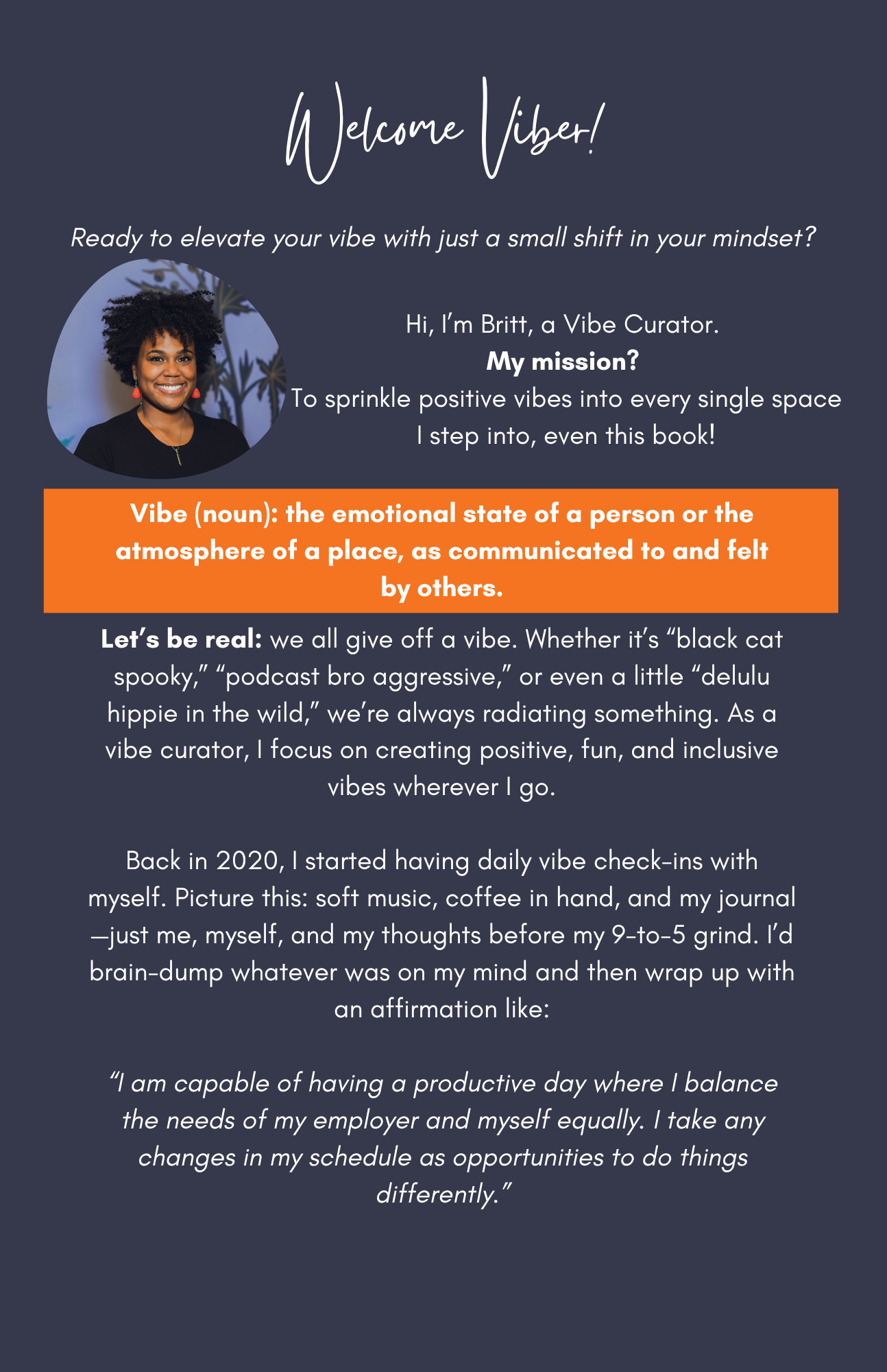 PDF Version 21 Day Affirmation Vibe Check Challenge