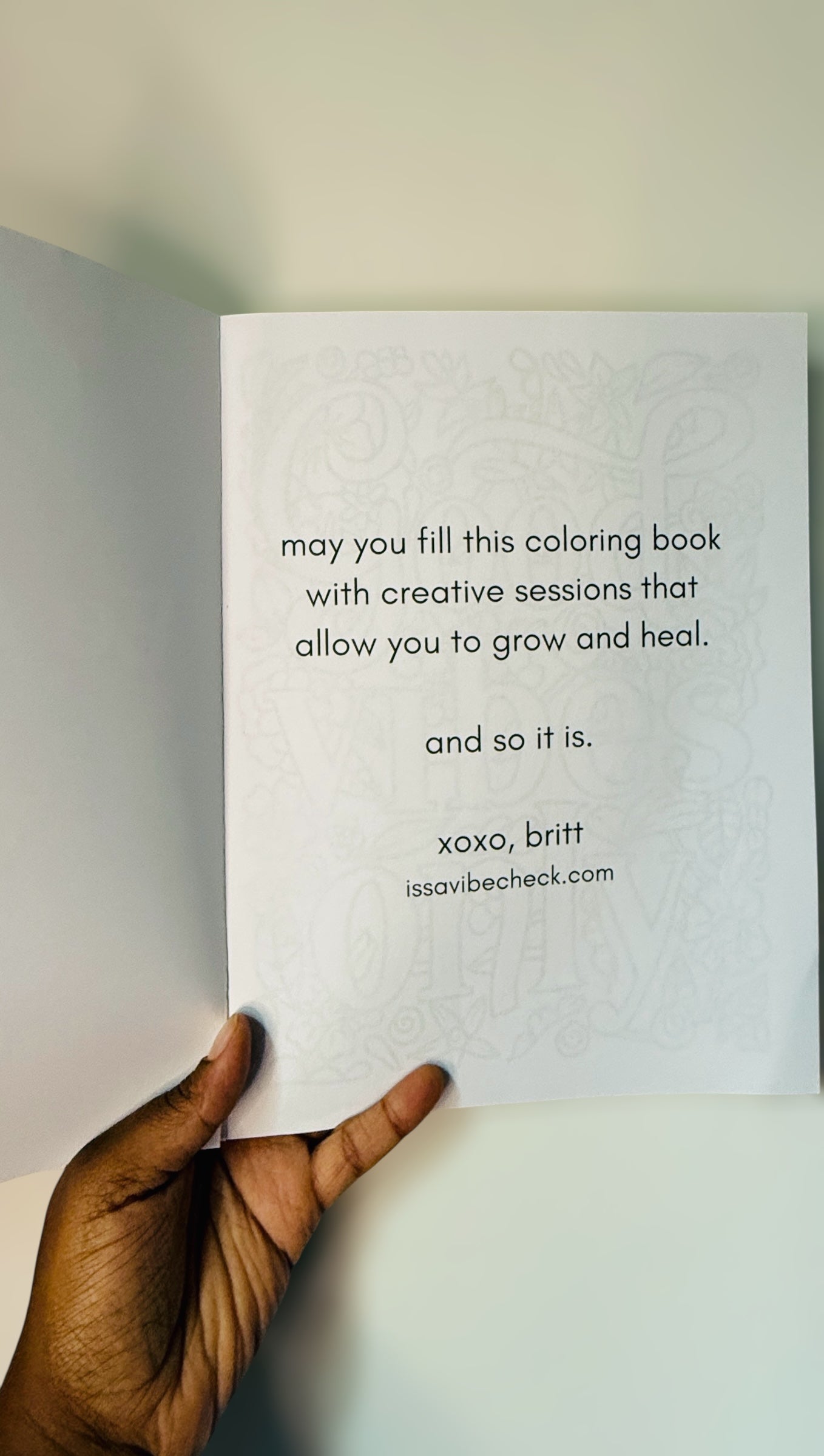 Be A Vibe Coloring Book