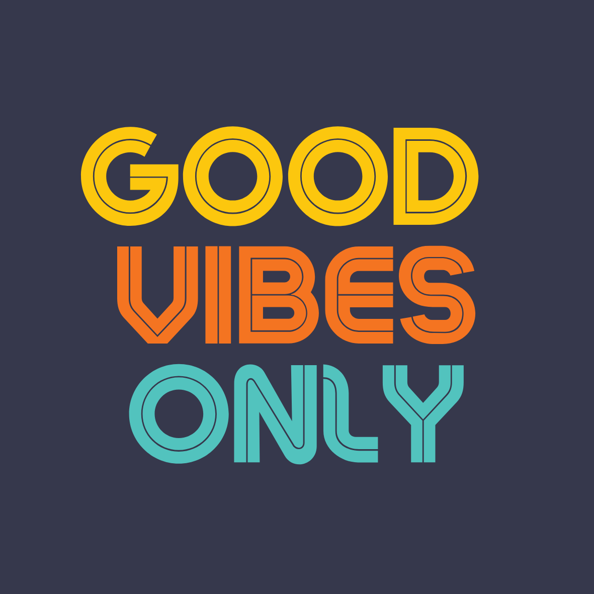 Individual Good Vibes Stickers